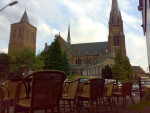 Terras met zicht op de St Martinuskerk