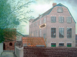 Café Kansas, schilderij van J.L. Bekkers
