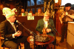 Nölersvoorzitter Theo Hoefs en Oud-Prins Theo Smits